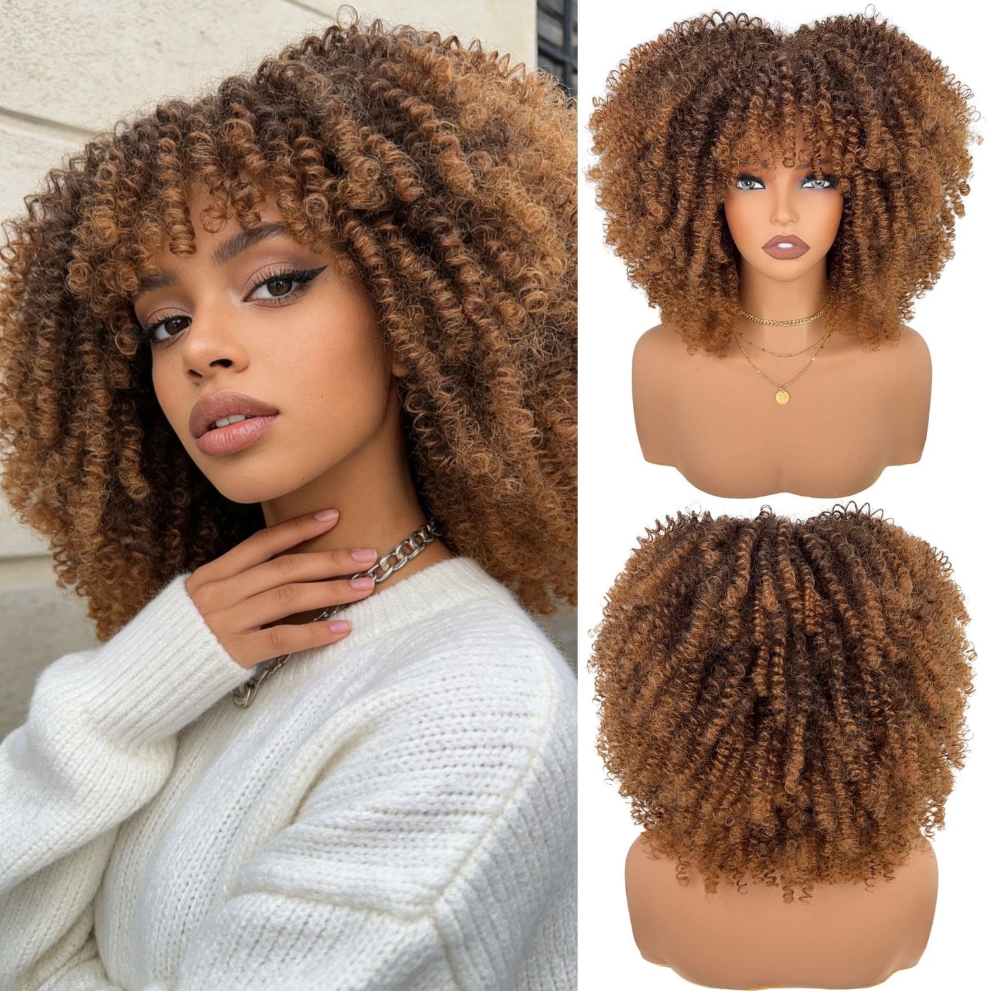 More Than Kinds Of Micro Volume Afro Head Cover Wig Short Curly Hair