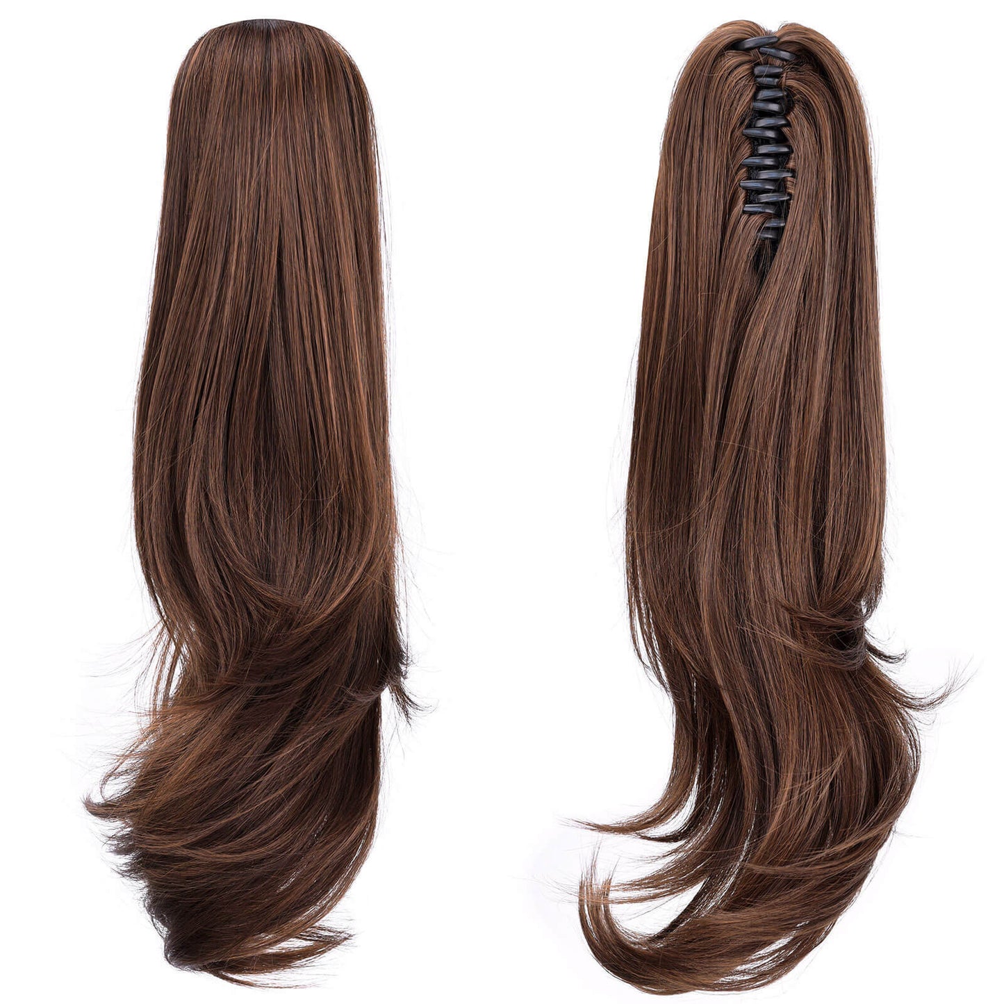 Mid-length Fiber Jaws Clamp Grip High Female Lazy Wig Ponytail