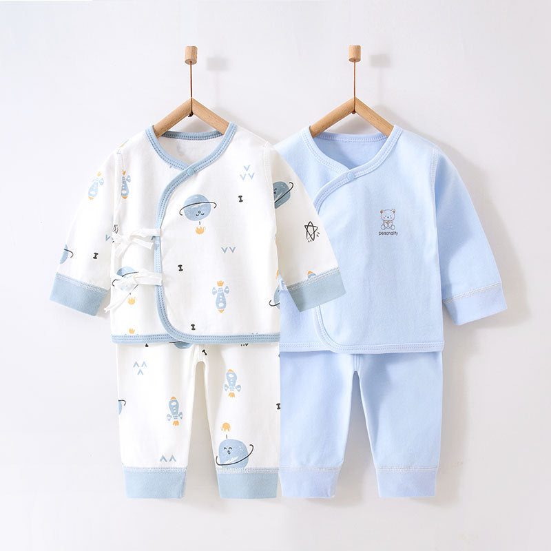 2 Sets Clothes For Babies Four Pure Cotton Class Children's Suit