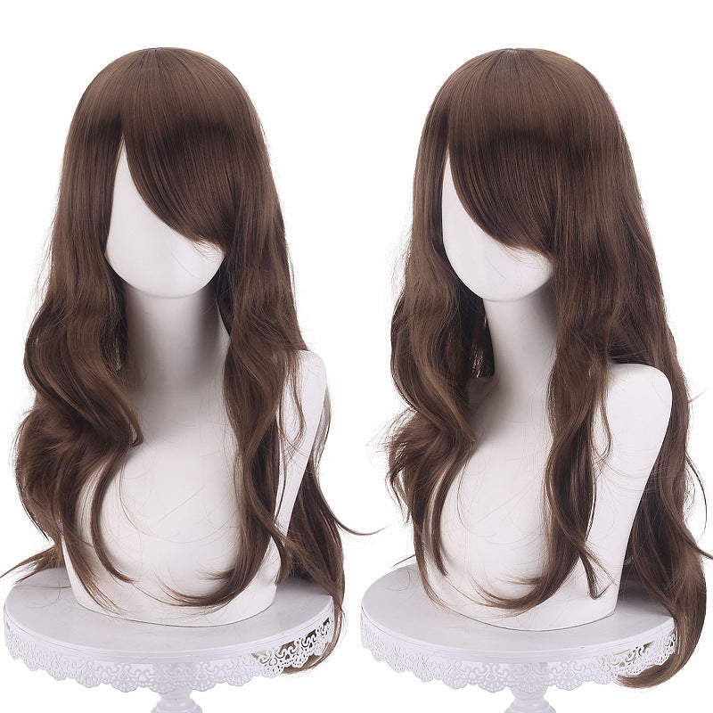 Anime Universal Long Curly Hair Micro Cos Wig