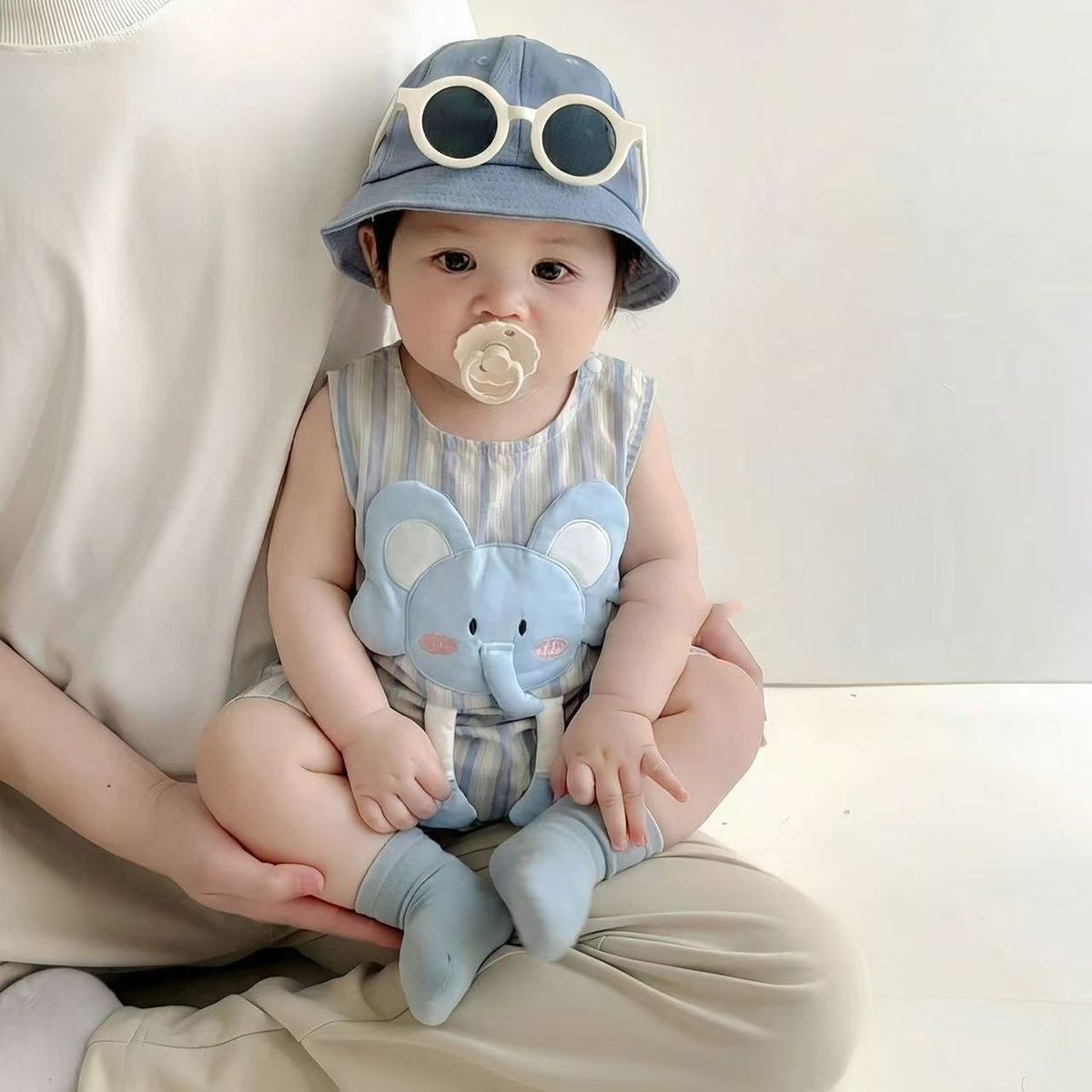 Jumpsuit Full Moon Summer Thin Sleeveless Super Cute Rompers Hundred Jumpsuit, Climbing Suit