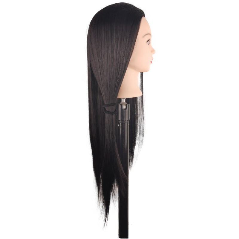 Model Head Braided Hair Practice Mannequin Hairdressing Cutting Other Wig