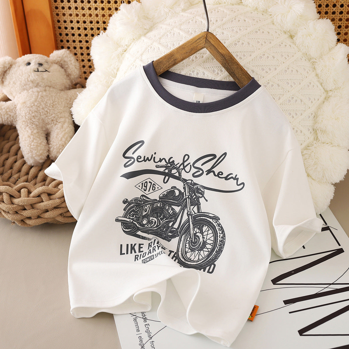 For Boys Summer Wear Ages Trendy Retro Children's T-shirt