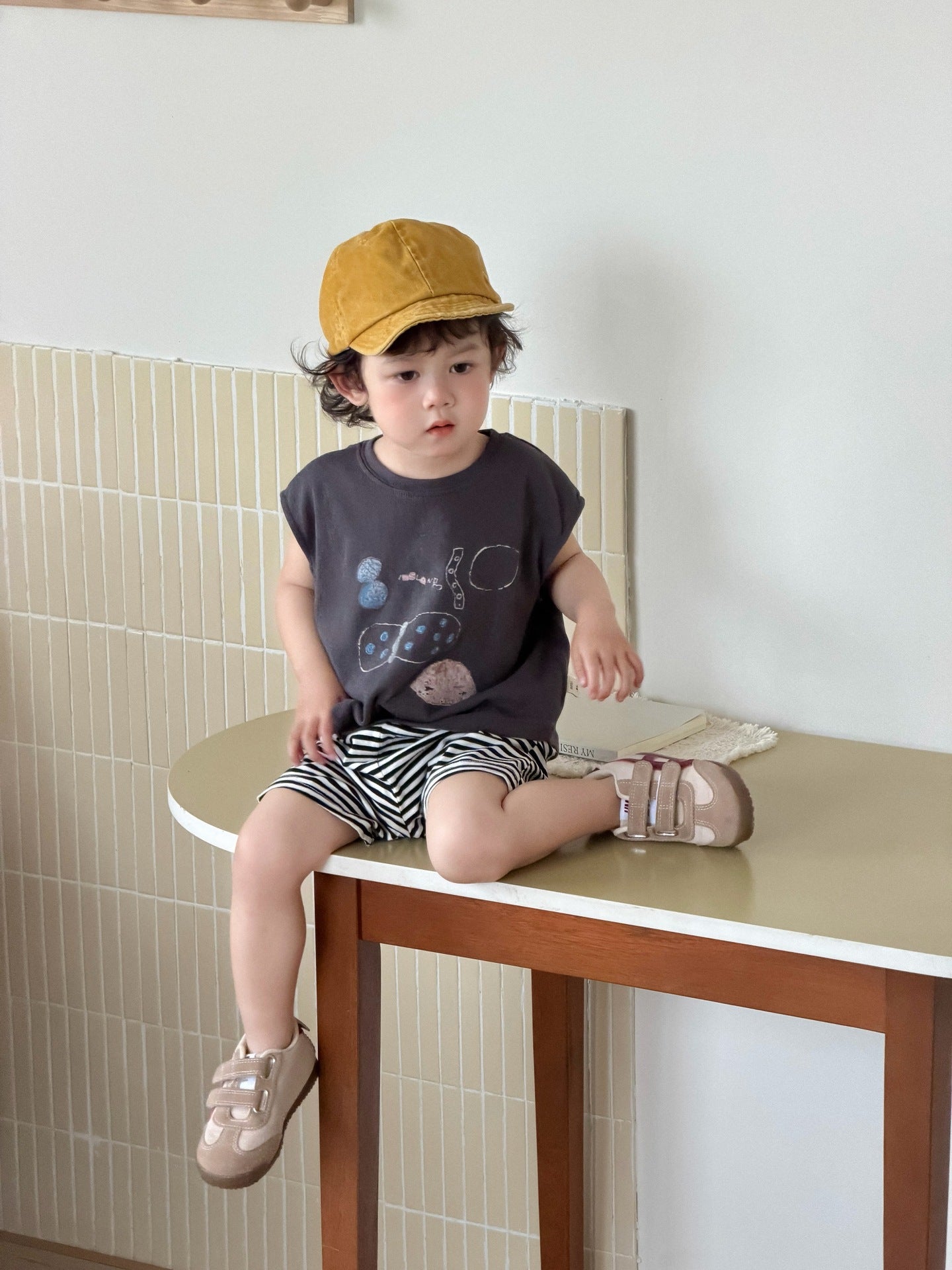 Children's Clothing Summer Thin Clothes Korean T-shirt Children's Suit
