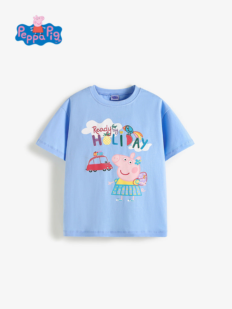 Children's Pure Cotton Summer Dress Cartoon Western Style Boy's Top Price Children's T-shirt