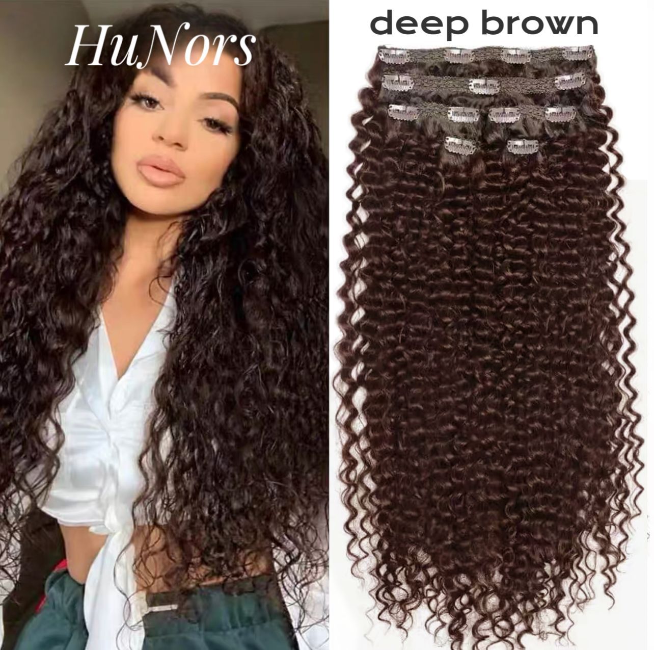 African Small Curly Hair Afro Water Wig Long Curls