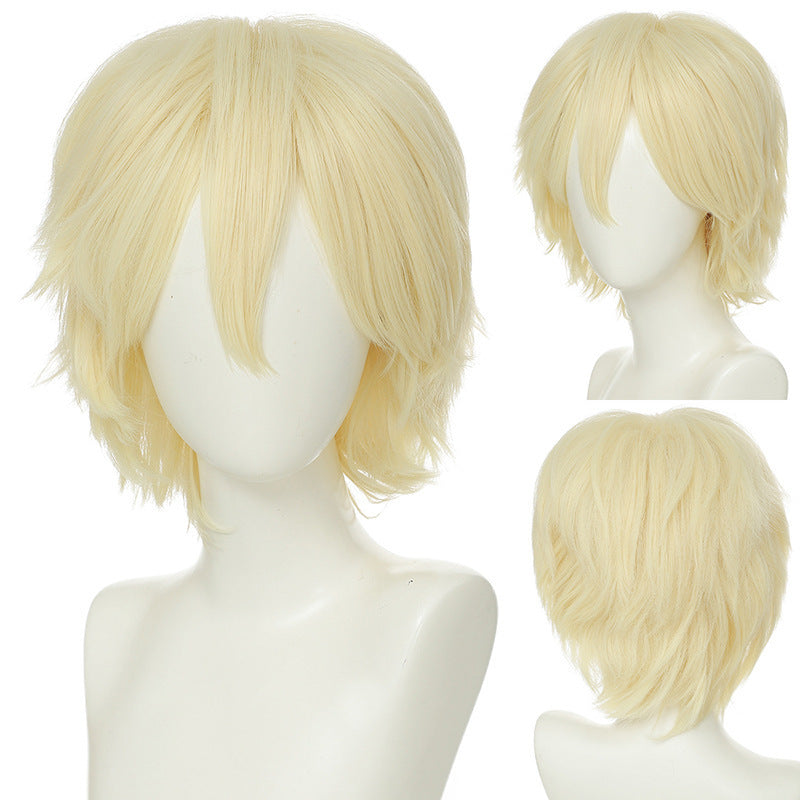 Short Hair Closing Face Top Optional Mao Style Cos Wig