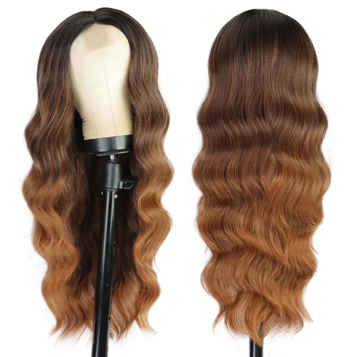 Women's Chemical Fiber Small Lace Headgear Big Wave Wig Long Curls