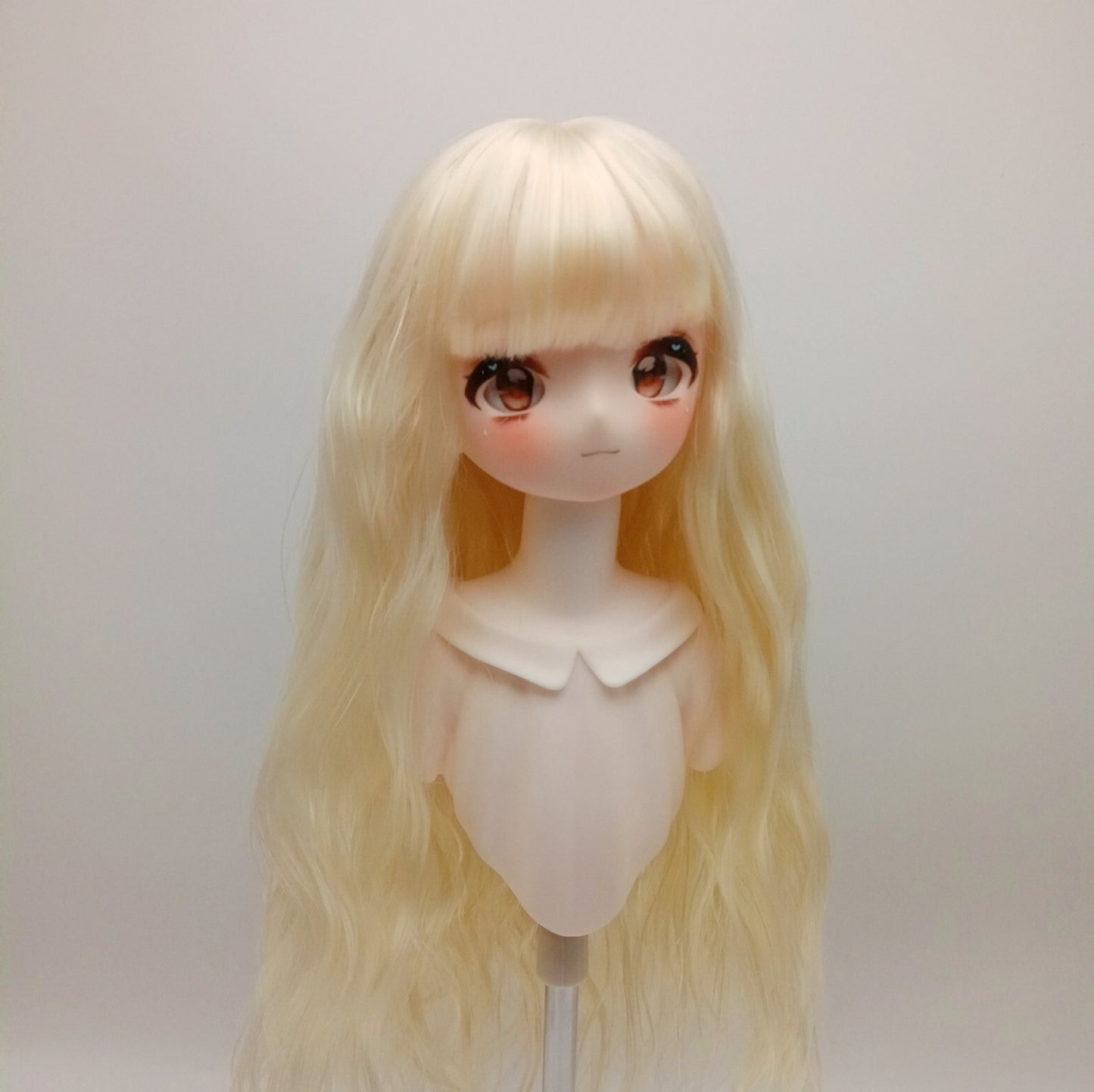 Doll Soft Fiber Hair Points Waves Wig Long Curls