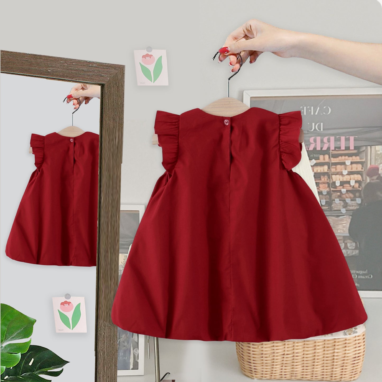 Children's Summer Korean Style Casual Western Princess Little Children's Dress