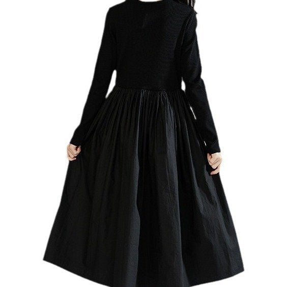 School Long Show Thin Black Bottoming Skirt Children's Dress
