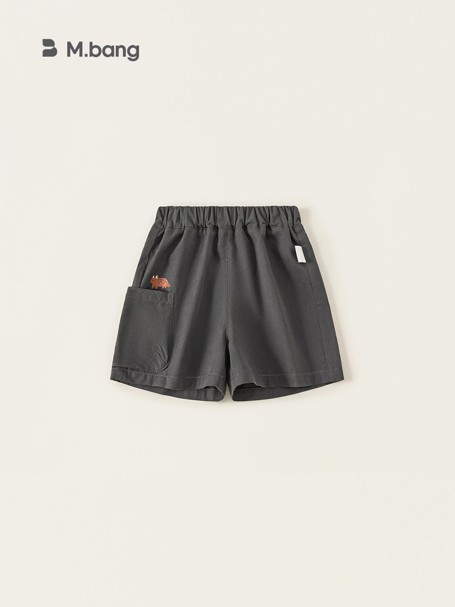 Children's Clothing Cartoon Printed Shorts Summer Thin Solid Color Children's Pants