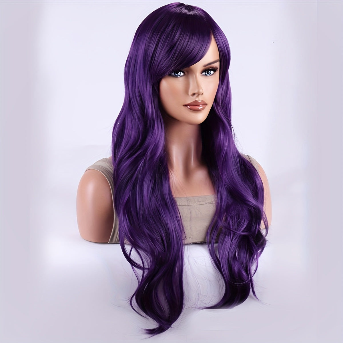 Colorful Long Curly Hair Anime Mermaid Cos Wig