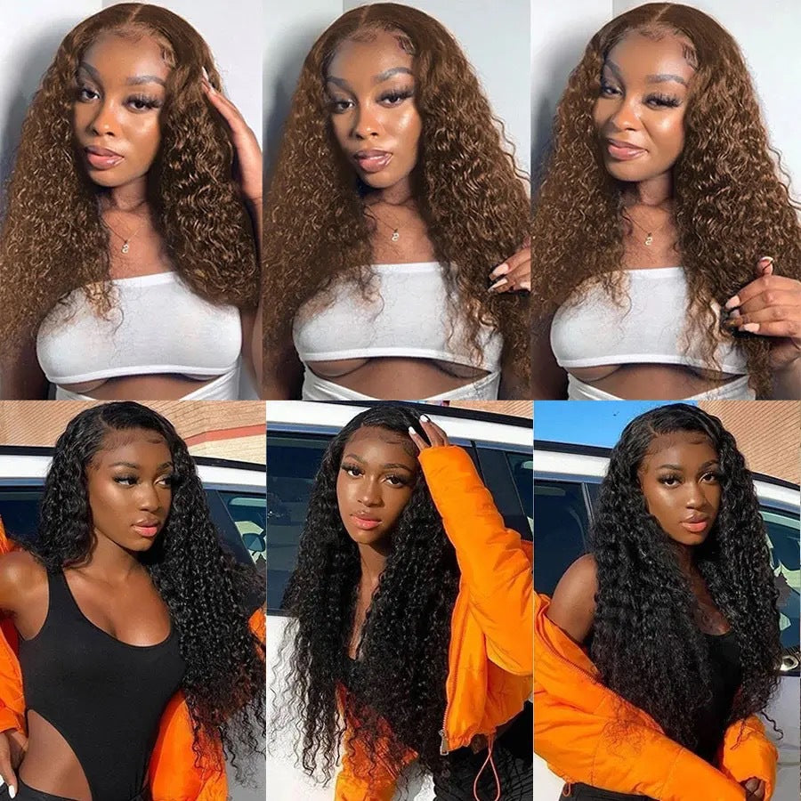 Head Cap Female African Ladies Front Small Wig Long Curls