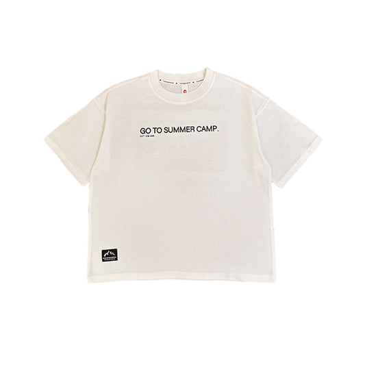 Children's Round Neck Top Mountain Outdoor Style Children's T-shirt