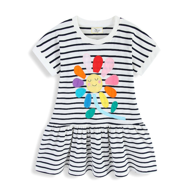 Children's Summer Cartoon Princess Cute Distribution Children's Dress