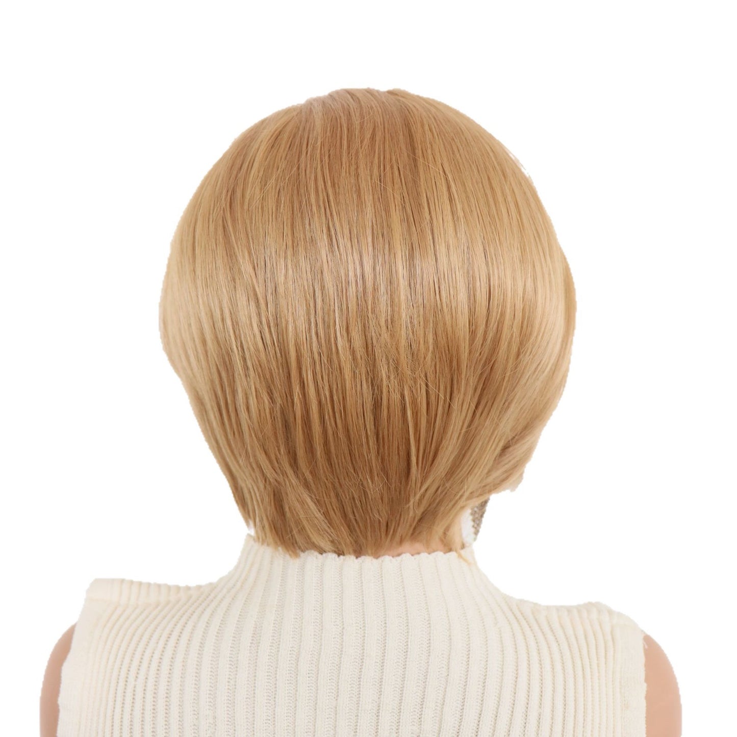 Cool Women's Front Lace Fiber Chemical Wig Short Straight Hair