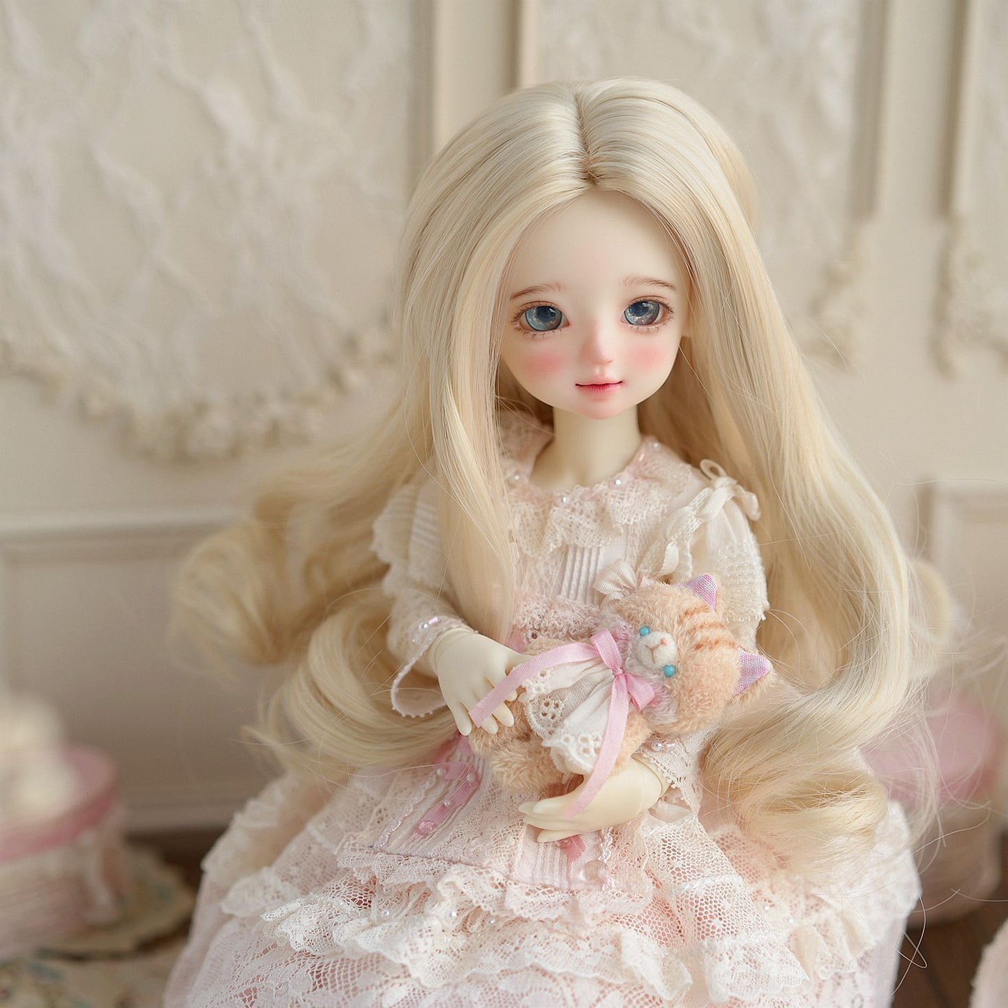 Doll Work Point Points Change Hair Soft Silk Other Wig