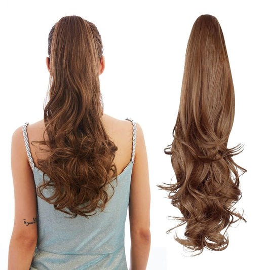 Comfortable Grip High Fiber Bowknot Fluffy Wig Ponytail