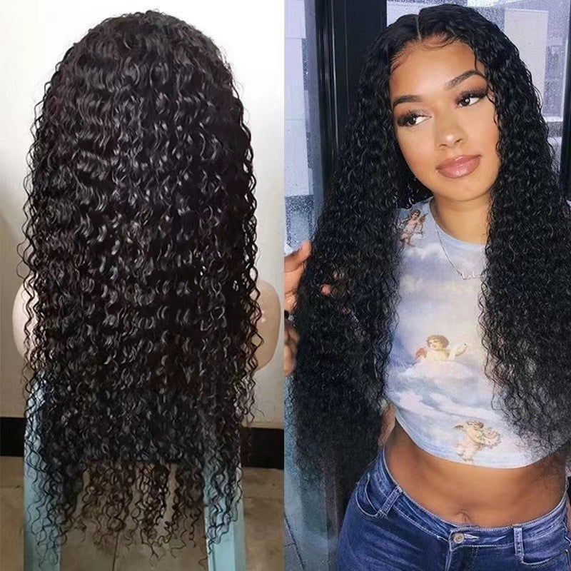 African Wigs With Small Curly Hair Wig Long Curls