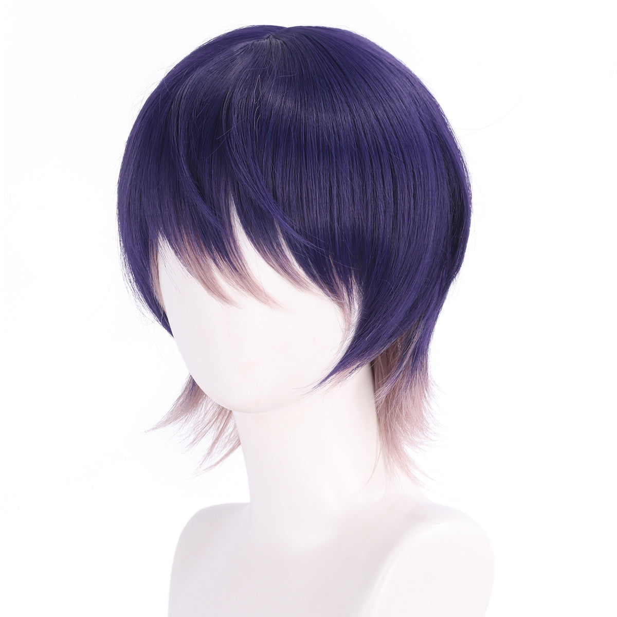 Sword Holding Knife Also Rainbow Club Cos Wig
