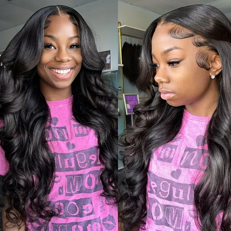 Women's Lace Medium Large Wave Curly Hair Natural Wig Long Curls