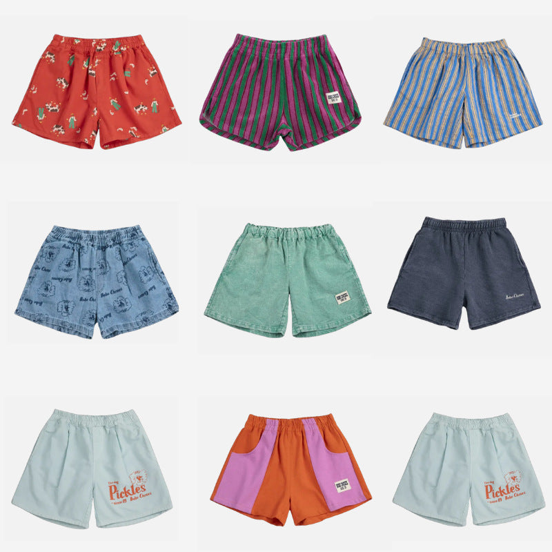 Children's Shorts Full Spring Series Printed Children's Pants