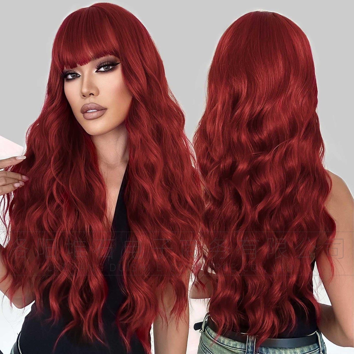 Women's Natural Fluffy Big Wave Curly Hair Wig Long Curls