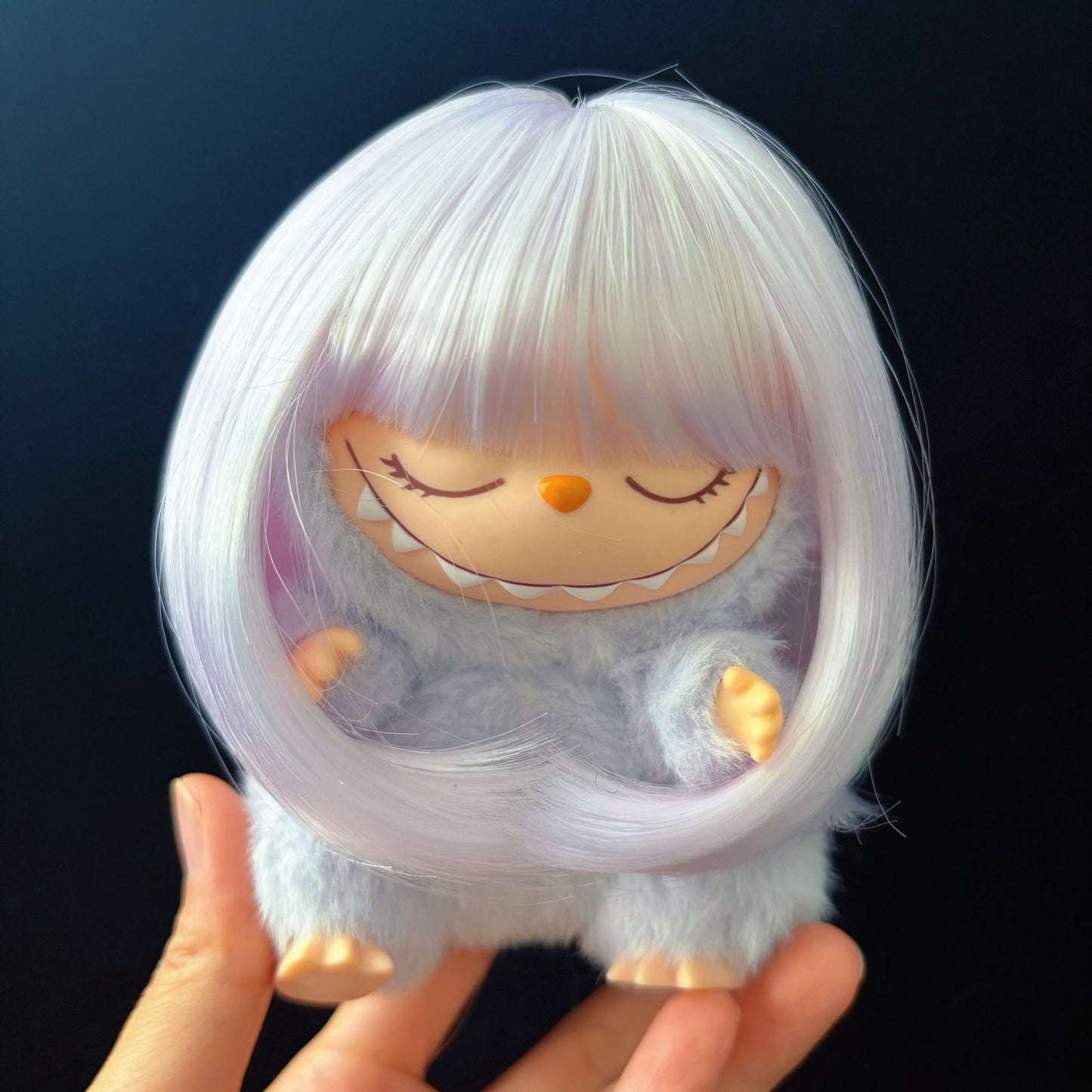 Soft Silk Automobiles Curtain Cloth Sheath Cute Cos Wig