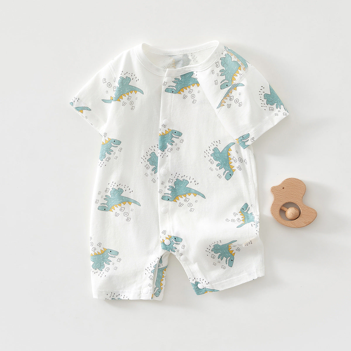 Anyang Clothes Jumpsuit Summer Thin Short Sleeve Air Conditioning Born Jumpsuit, Climbing Suit
