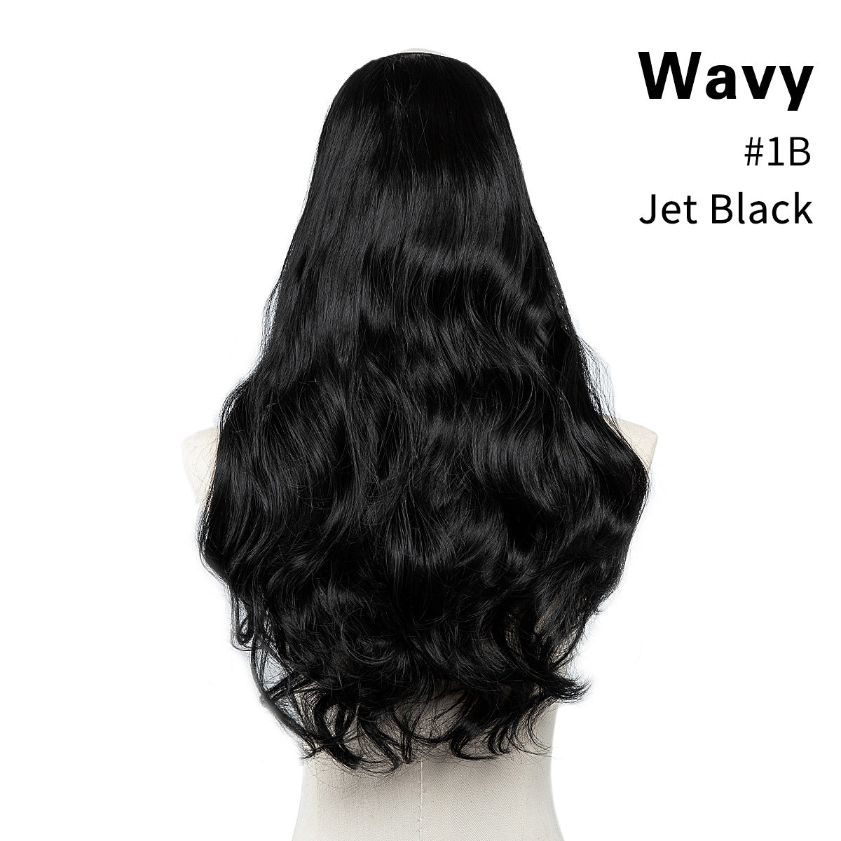 Female Long Curly Hair Big Wave Fluffy Natural U-shaped Wig