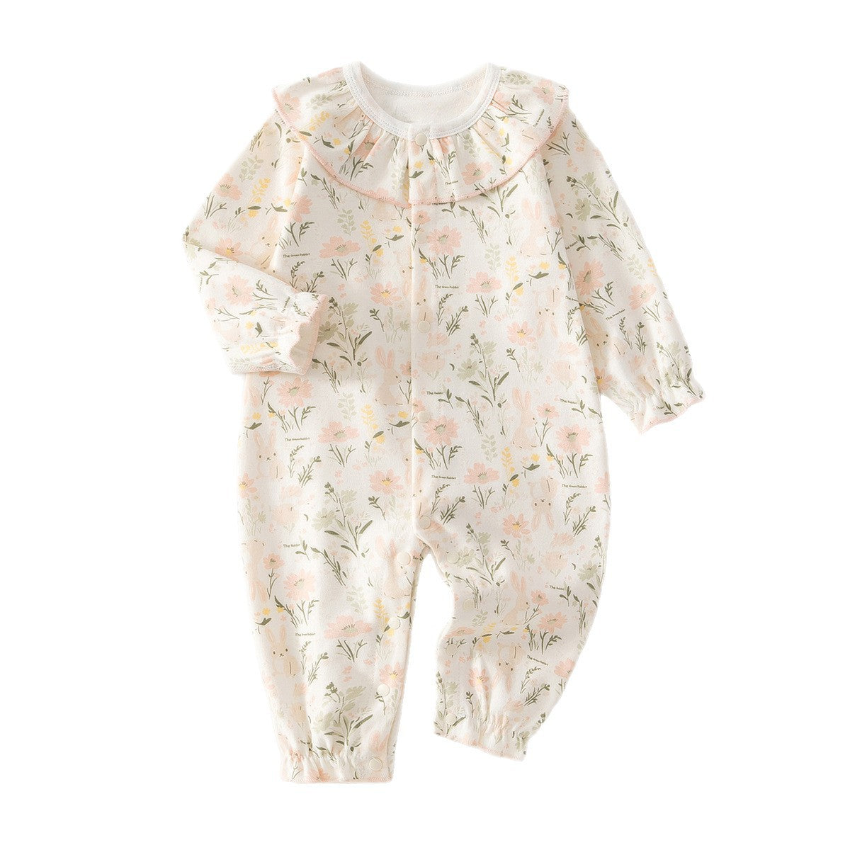Clothes Pure Cotton Class Princess Style Outwear Pink Jumpsuit, Climbing Suit