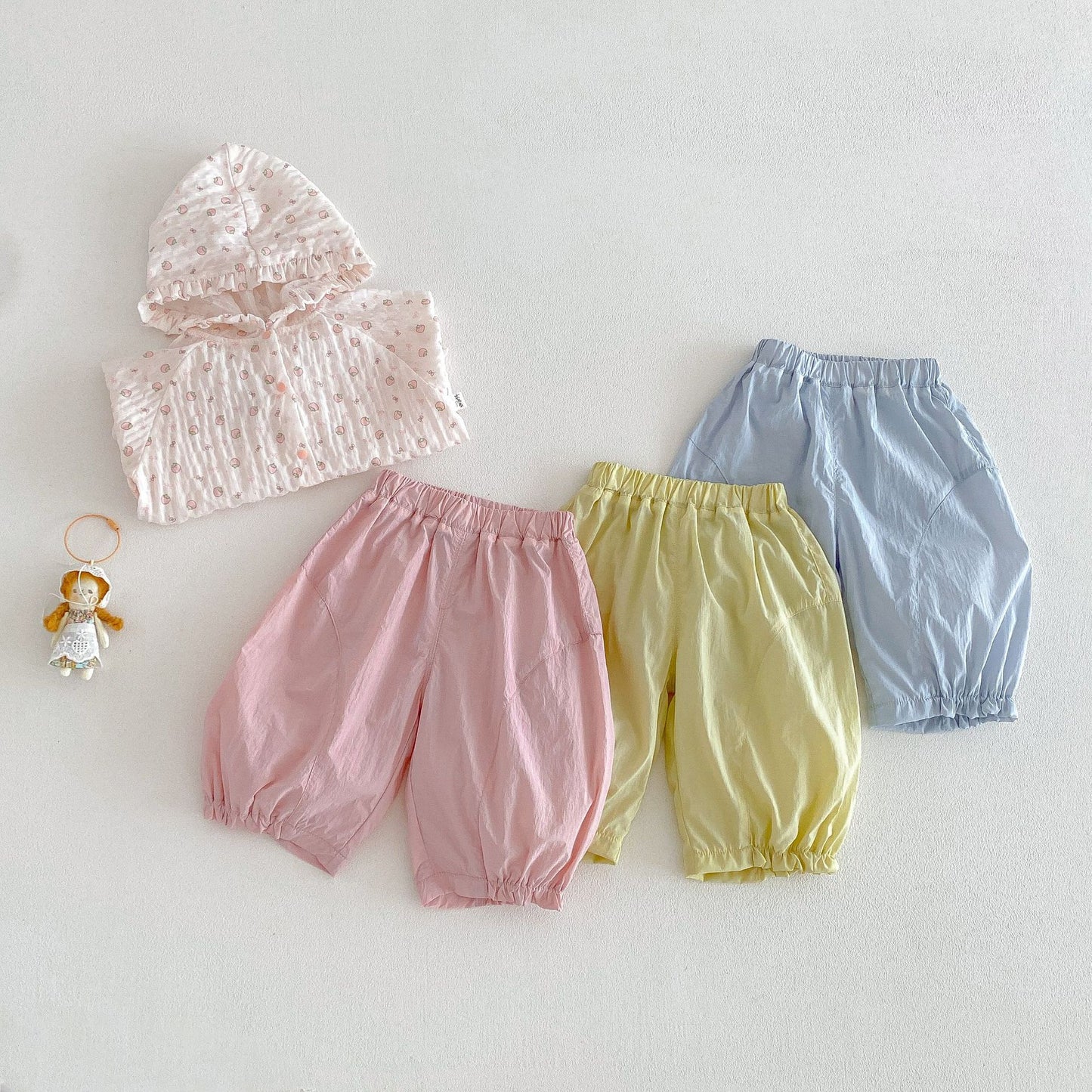 No Solid Color Casual Summer Fashionable Children's Pants