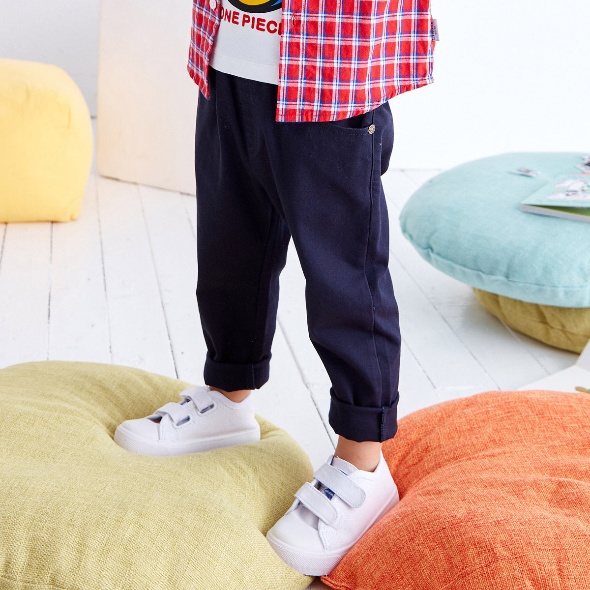 Children's Solid Color Casual Trousers Slim Fit Children's Pants