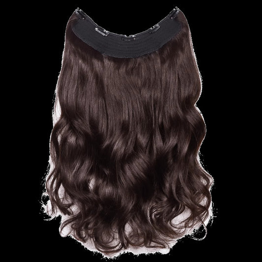 Fluffy Natural Seamless Extension Long Curly Big Wave Set Wig