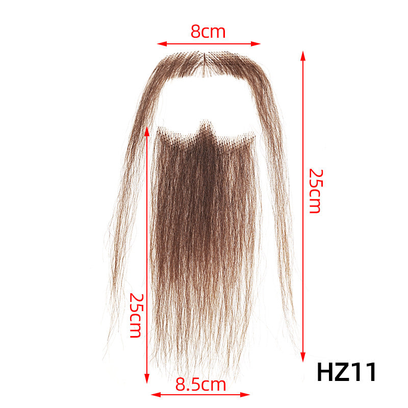 Fake Beard Invisible Seamless Human Hair Eyebrows Film Television Props Other Wig
