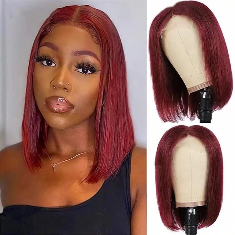 Comfortable Stylish Graceful Women's Fiber Chemical Wig Short Straight Hair