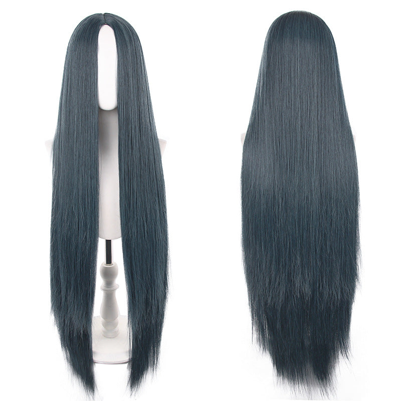 Mid-length Universal Long Straight Scalp Style Cos Wig