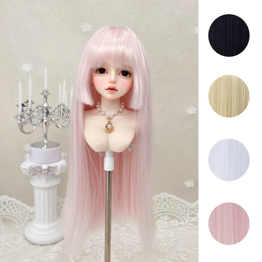 Queen Soft Silk With Bear Sister Bangs Cos Wig