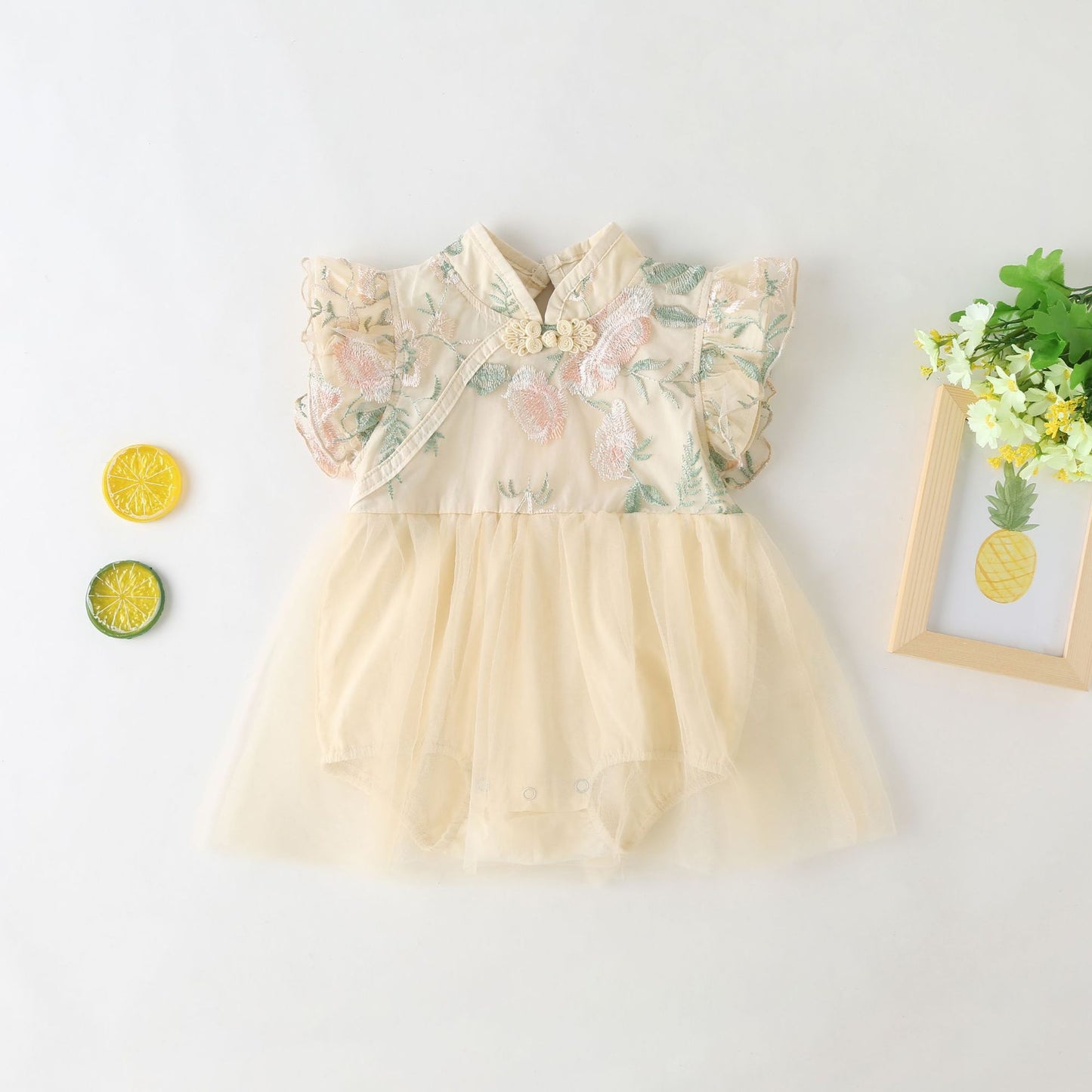 Children's Dress Autumn Jumpsuit Chinese Style Han Costume Skirt Jumpsuit, Climbing Suit
