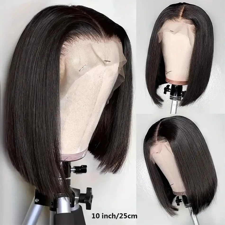 Fashion Stylish Straight Bob Brazilian Human Real Hair Wig