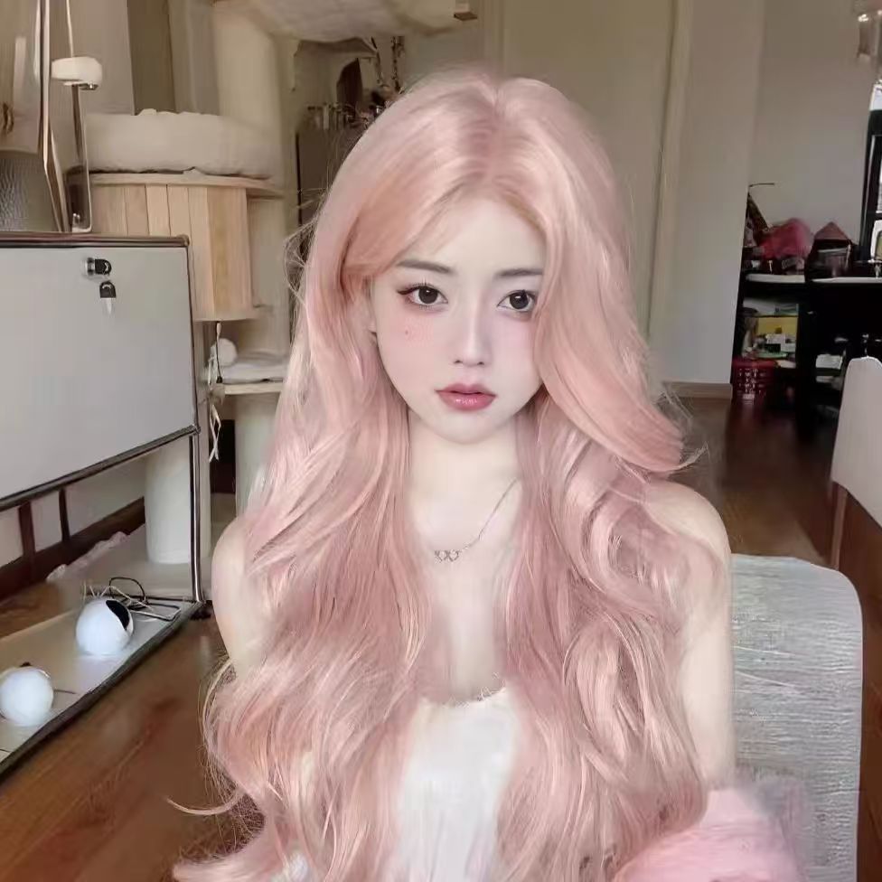 Curly Hair High-grade Big Wave Artificial Natural Wig Long Curls