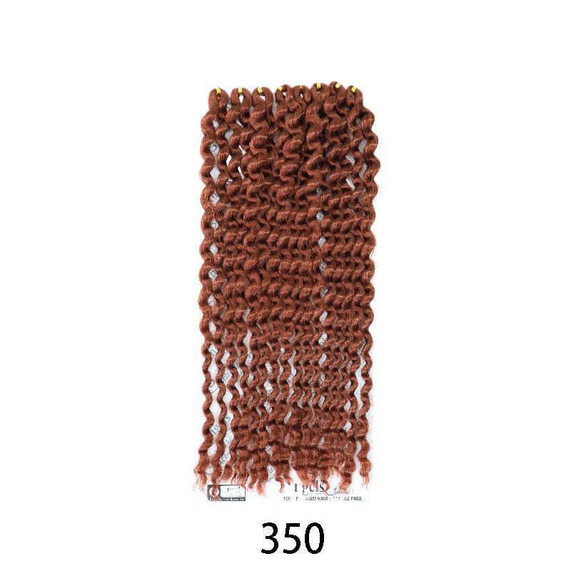 Popular New African Chemical Fiber Source Wig Long Curls