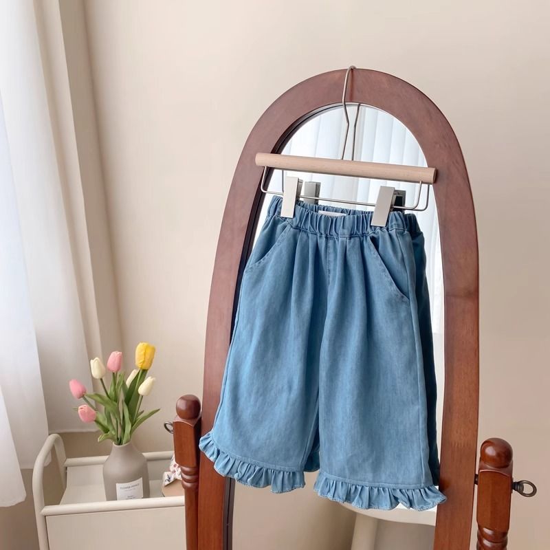 Trousers Summer Thin Jeans Casual Western Style Children's Pants