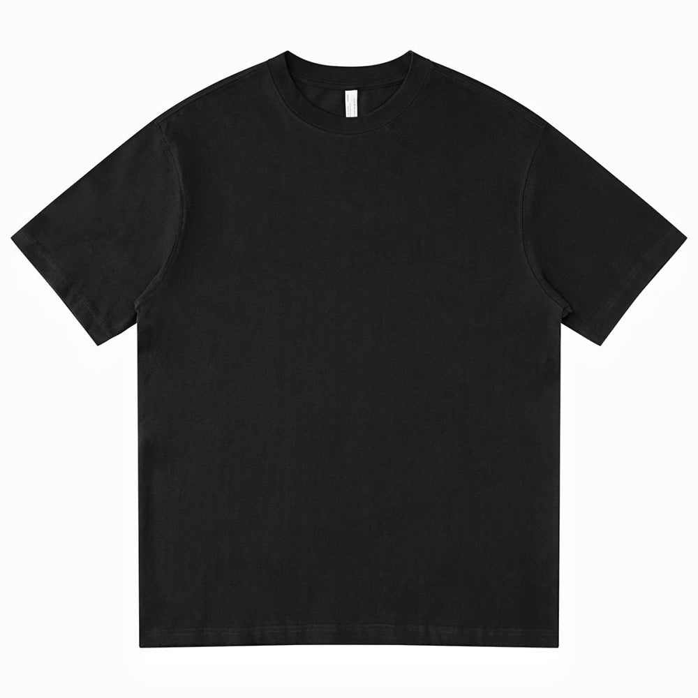 Children's Green Couple Cotton Wide American Short Sleeved Business Attire Children's T-shirt
