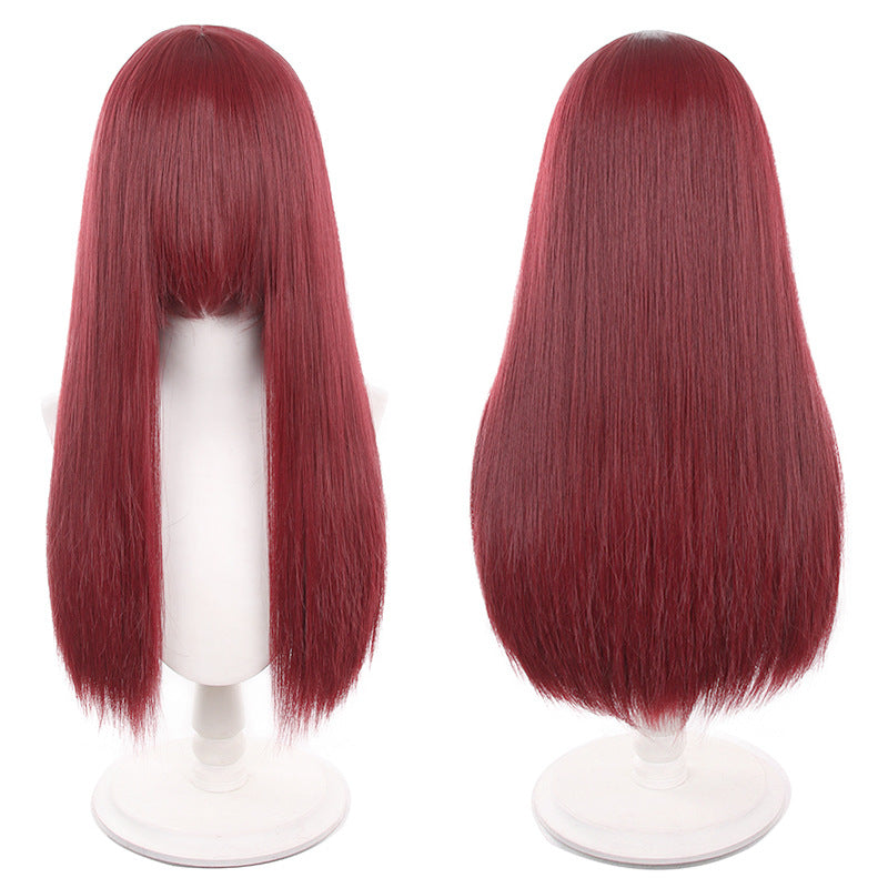 Universal Long Straight Weight Shape Head Cos Wig