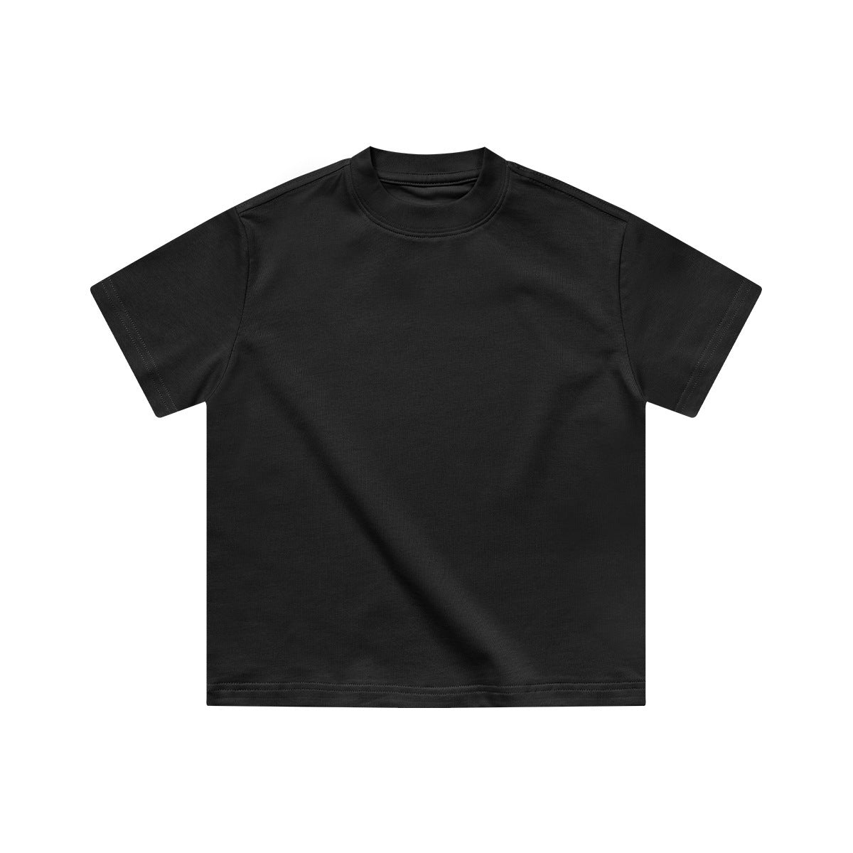 Children's Short-sleeved Summer Clothes Heavy Cotton Solid Children's T-shirt