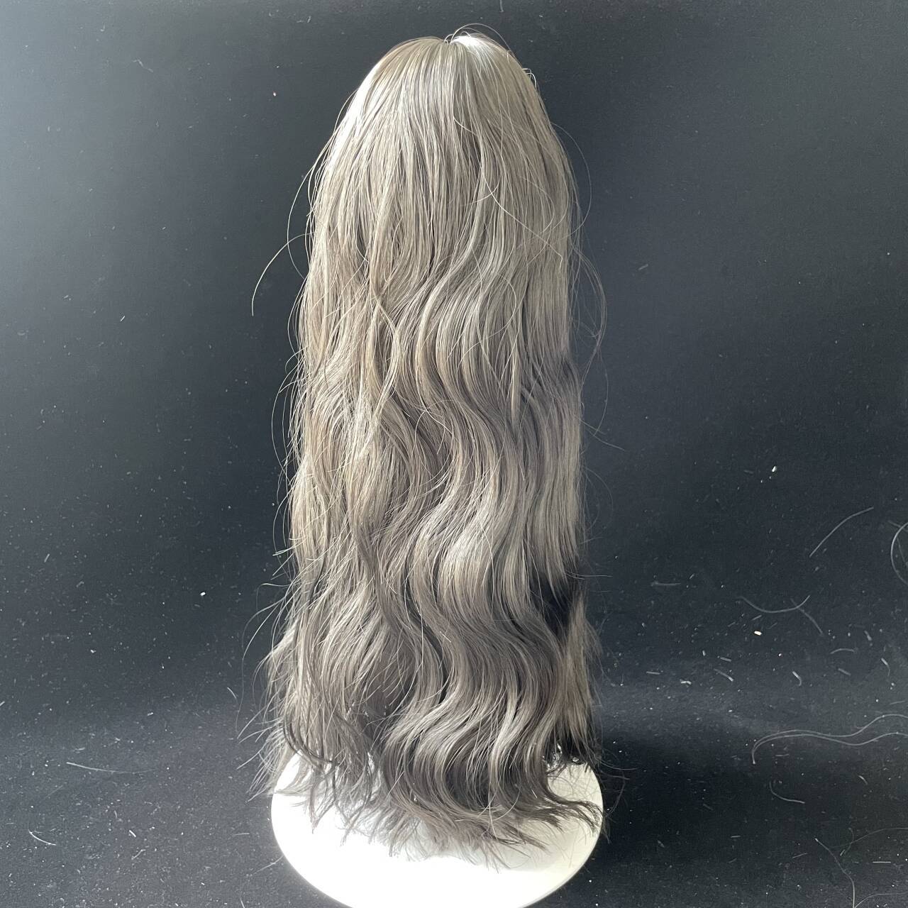 Points Dress Up Black White Optional Soft Silk Hair Cos Wig