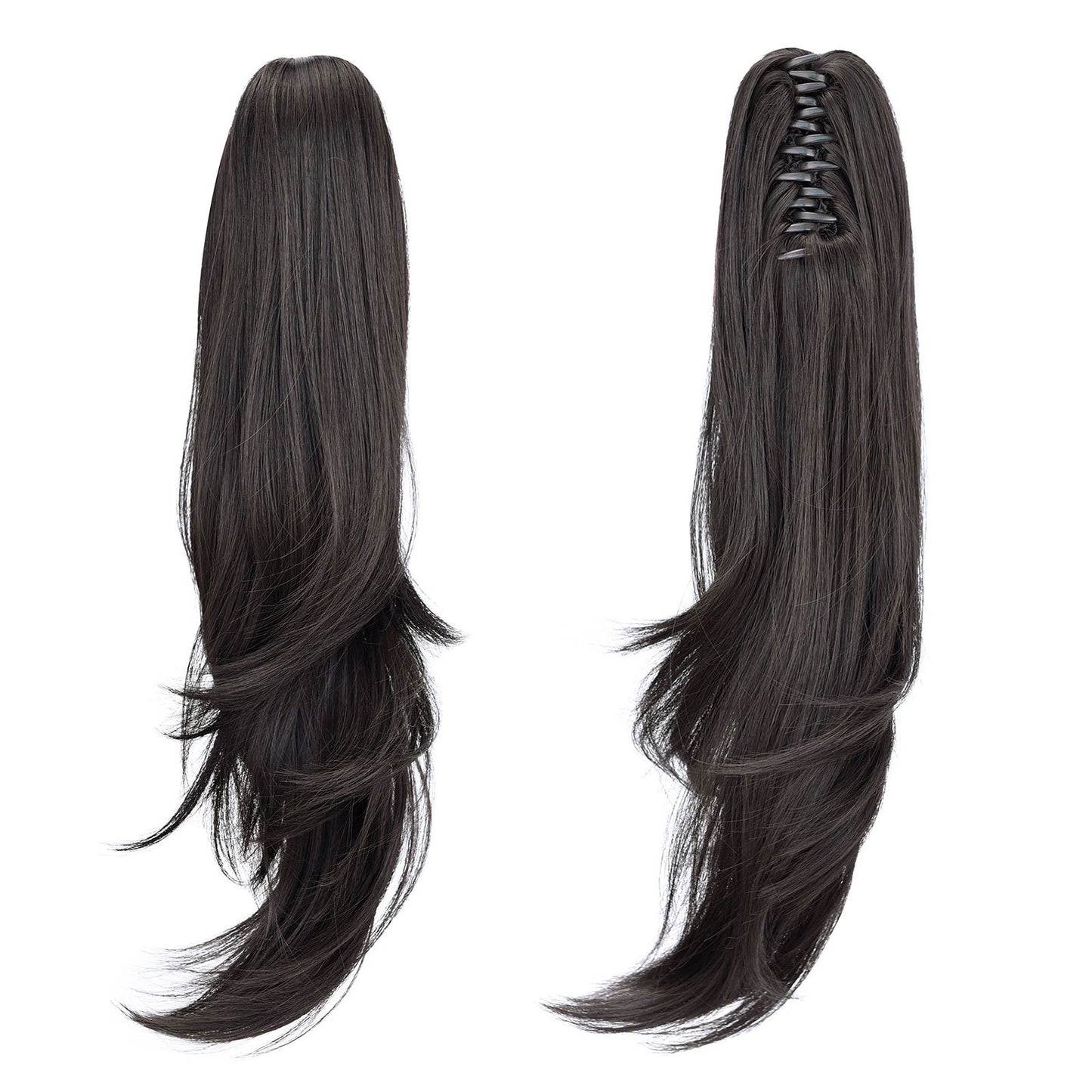 Mid-length Fiber Jaws Clamp Grip High Female Lazy Wig Ponytail