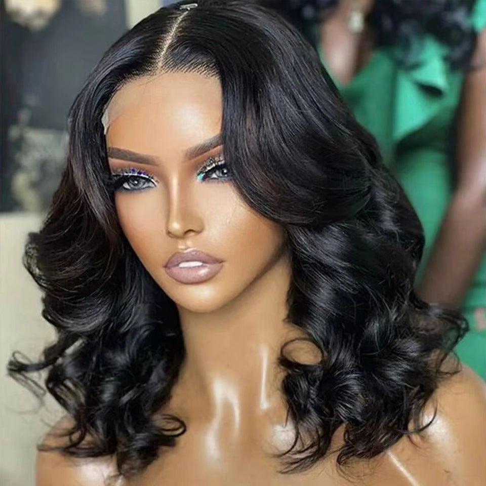 Stylish Comfortable Versatile Cool Lace Human Real Hair Wig